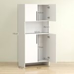 Meuble de cuisine armoire de rangement pour cuisine salon salle � manger placards �tag�res �tag�re pour ...