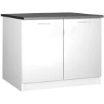 Meuble cuisine bas 120 cm 2 portes tara cappuccino Meuble cuisine bas 120 cm 2 portes tara cappuccino