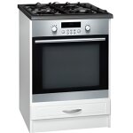 Meuble cuisine bas 60 cm 1 abattant dina blanc