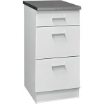 Meuble cuisine bas 60 cm 3 tiroirs tara crme