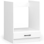 Meuble de cuisine bas / armoire de four akord s60  four oliwia modulable blanc 60 cm 1 porte couleur ...