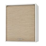 Meuble cuisine blanc rideau noir ch�ne ou alu larg 60 haut 72 prof 35 cm - ch�ne naturel - l 60 x l 35 ...