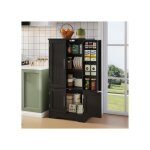 Meuble cuisine - buffet colonne bas - 120 x 60 x 40 cm - armoire de cuisine avec capteur led4 niveaux ...
