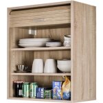 Meuble de cuisine ch�ne 2 etag�res l 60 h 72 p 35 cm - l 60 x l 35 x h 72 cm