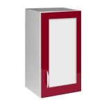 Meuble cuisine haut 40 cm 1 porte vitre oxane