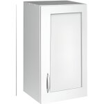 Meuble cuisine haut 40 cm 1 porte vitre oxane
