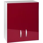 Meuble cuisine haut 60 cm 2 portes oxane bordeaux Meuble cuisine haut 60 cm 2 portes oxane bordeaux