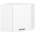 Meuble de cuisine haut akord dangle w60 oliwia modulable blanc 60 cm 1 porte faade blanche 2 tagres ...