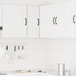 Meuble cuisinecharge 65 kgdesign mural - moderne - moderne armoire murale dangle de cuisine kalmar blanc ...