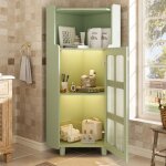 Meuble dangle avec �clairage led colonne salle de baincontr�lable via une applicationpour salon cuisine ...