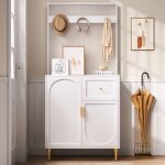 Meuble dentr�e armoire compacte avec �tag�re - rangement chaussures int�gr� - montage murale solide - ...