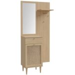 Meuble dentre - vestiaire - calasetta - chne - 1 porte - 1 tiroir - 904 x 414 x 198 cm