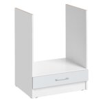 Meuble pour four encastrable eco blanc brillant l 60 cm - cuisineandcie