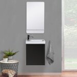 Meuble lave - mains lisa + miroir tablette