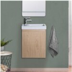 Meuble lave - mains lisa + robinet chrom