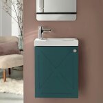 Meuble lave - mains ava vert de gris Meuble lave - mains ava vert de gris