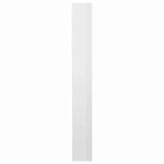 Meuble pour machine � laver - wiens - blanc brillant - 64x24x190 cm - bois ding�nierie - style scandinave ...