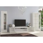 Dmora meuble mural enzo ensemble de salon meuble tv meuble de salon polyvalent 100% made in italy cm ...