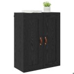 Meuble mural de salon / chambre mvs - multi - rangement - meuble haut - ch�ne noir 695x34x90cm bois ding�nieri ...