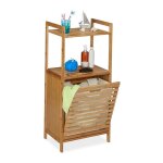Relaxdays meuble panier à linge, armoire salle de bain en bambou, corbeille basculante, hlp 100 x 45, ... Relaxdays meuble panier à linge, armoire salle de bain en bambou, corbeille basculante, hlp 100 x 45, ...