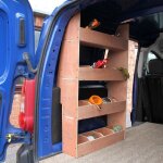 Meuble de rangement en contreplaqu bouleau pour citron berlingo ii swb etagres de rangement pour fourgon ...
