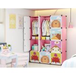 Meuble rangement enfant avec motifs danimaux - support de rangement - armoires etag�res plastiques - ...