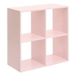 Meuble de rangement modulable � 4 cases rose 0 cm
