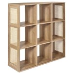 Meuble de rangement modulable 9 cases bali