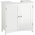 Meuble de rangement salle de bains yyis meuble sous vasque 2 volets 2 casiers anti - humidité 60 x 30 ... Meuble de rangement salle de bains yyis meuble sous vasque 2 volets 2 casiers anti - humidité 60 x 30 ...