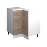 Meuble de rangement sous pente armoire dangle rion 75. 6x81. 6cm avec 1 porte sonoma vicco 58638