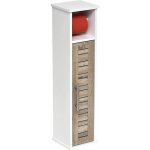 Meuble reserve et derouleur papier wc 1 porte 1 etagere interieure - stockholm - tendance Meuble reserve et derouleur papier wc 1 porte 1 etagere interieure - stockholm - tendance
