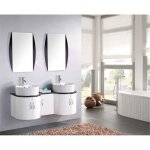 Meuble salle de bain blanc vasque luxe lavabo mod. tiger 138 cm Meuble salle de bain blanc vasque luxe lavabo mod. tiger 138 cm