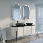 Meuble de salle de bain blanc