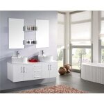 Meuble salle de bain double vasque luxe beau meuble double vasque 150 cm white lion