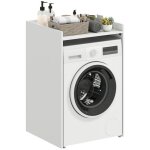 Meuble de salle de bain niche avec �tag�re ouverte id�al pour les petites salles de bain 64 x 60 x 975 ...