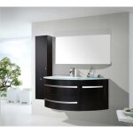 Black ambassador ? meuble de salle de bain 120 cm colonne et lavabo inclus Black ambassador ? meuble de salle de bain 120 cm colonne et lavabo inclus