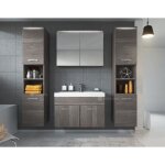 Meuble de salle de bain paso xl 80x40 cm - bodega - ensemble salle de bain + meuble miroir + meuble colonne ... Meuble de salle de bain paso xl 80x40 cm - bodega - ensemble salle de bain + meuble miroir + meuble colonne ...
