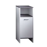 Meuble de salle de bain - rangement bas - blanc - l32 x h82 x p28 cm - california Meuble de salle de bain - rangement bas - blanc - l32 x h82 x p28 cm - california