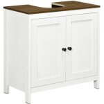 Kleankin - meuble sous vasque - panneaux de particules - 60x30x60cm - blanc