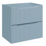 Meuble de salle de bain suspendu sous vasque nova denim 60 cm ? 2 tiroirs