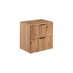 Meuble de salle de bain suspendu sous vasque avec plan adel chêne 60 cm Meuble de salle de bain suspendu sous vasque avec plan adel chêne 60 cm