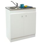 Meuble sous évier decliq 90x60cm 2 portes avec charnières invisibles - neova - s13n22090 Meuble sous évier decliq 90x60cm 2 portes avec charnières invisibles - neova - s13n22090