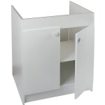 Meuble sous �vier l900 confort 1 porte m�lamin� blanc - franke - 609775