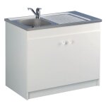 Meuble sous évier liberty 1200x600 2 portes - aquarine - 200214 Meuble sous évier liberty 1200x600 2 portes - aquarine - 200214