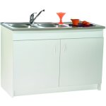 Meuble sous évier simnf 2 portes 1200 mm néova Meuble sous évier simnf 2 portes 1200 mm néova