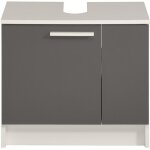 Meuble sous - lavabo versus - 2 portes - 1 tagre - l59 x p38 x h535 cm - parisot