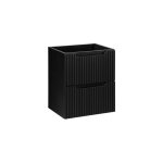 Meuble sous - vasque 50 cm - h 57 x l 50 x p 39 cm - astral black