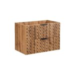 Meuble sous vasque en bois - l 80 x p 46 x h 57 cm - precious wotan