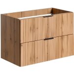 Meuble sous vasque en bois georgia oak - h 57 x l 80 x p 46 cm