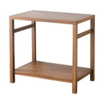 Meuble sous vasque en teck massif 80cm dewi